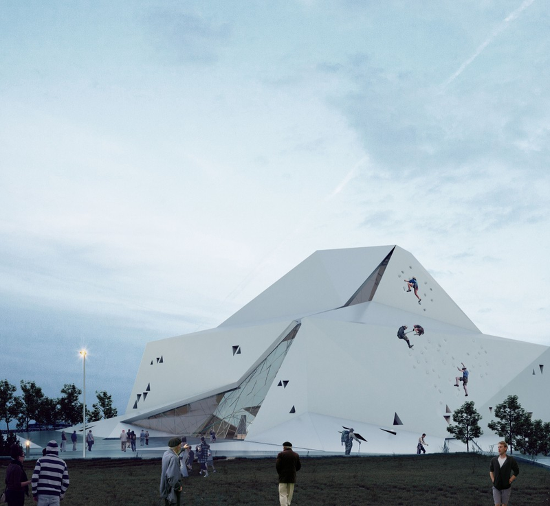 Illustration for article titled This building is designed for everyone to climb all over it